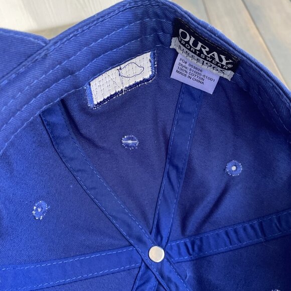 Embroidered Delaware Blue Hens Ouray Brand Cap Hat w/Klondike Kate’s (E8) - Picture 8 of 8